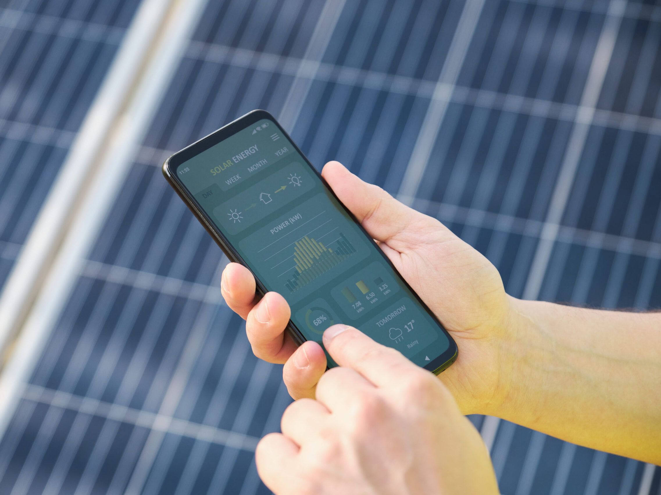 Person Checking Solar App