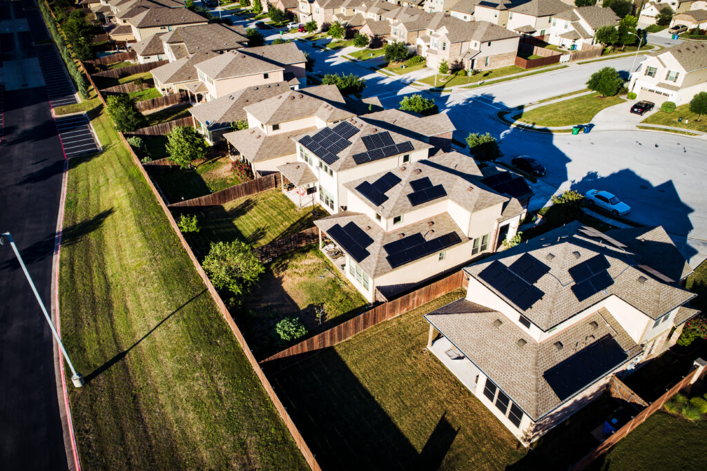 Solar Panel Suburbs